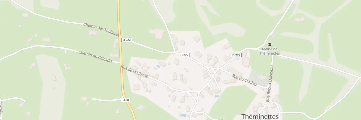 Plan du 5111F Le Couderc à Théminettes
