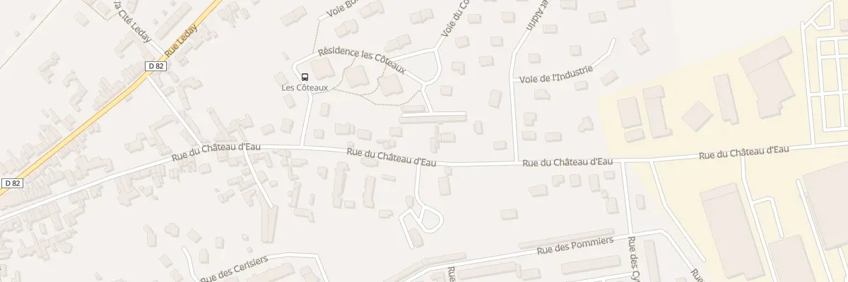 Plan du 73 Rue du Château d’Eau à Abbeville