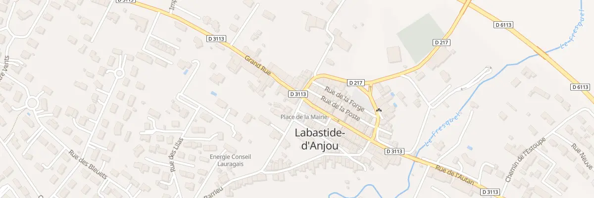 Plan du 2 Pl de la Mairie à Labastide-d’Anjou