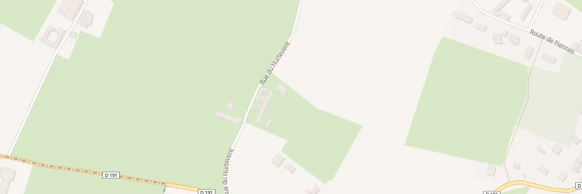 Plan du 192 Rue du Hurtevent à Hermelinghen