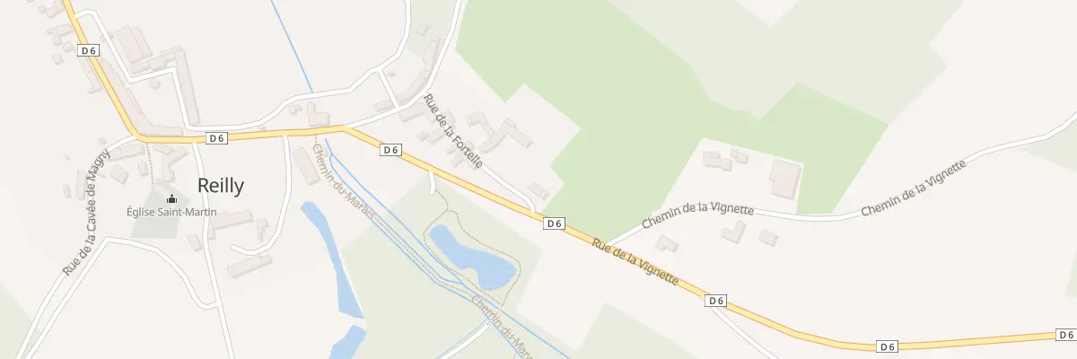 Plan du 13 Rue de la Fortelle à Reilly