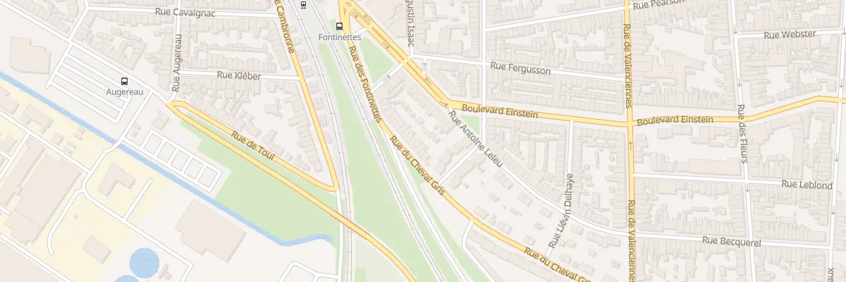 Plan du 23 Rue du Cheval Gris à Calais