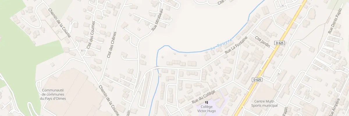 Plan du 30 Rue Frédéric Mistral à Lavelanet