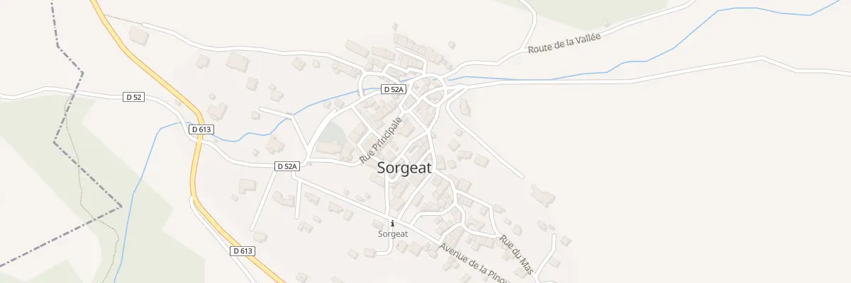 Plan du 62B Rue de la Salle des Fêtes à Sorgeat