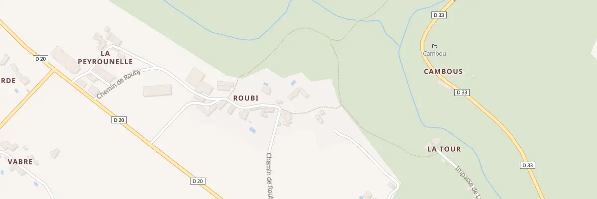 Plan du 5109 Rouby à Ginals