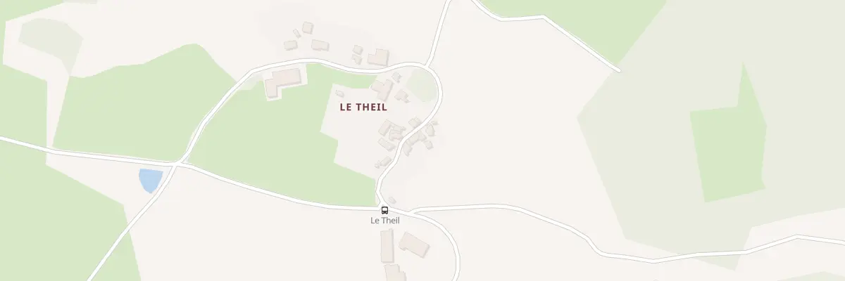 Plan du 4 Le Theil à Anzême