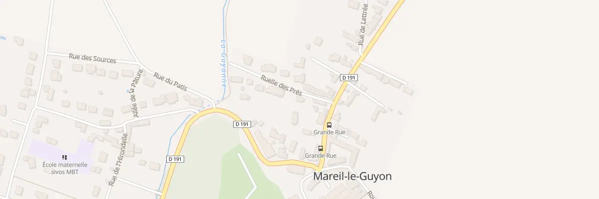 Plan du 1 Rle des Prés à Mareil-le-Guyon