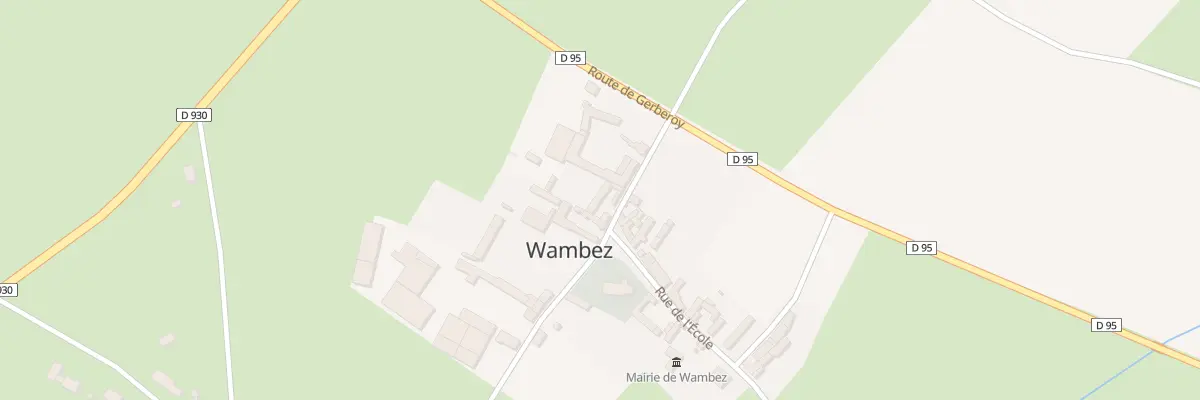 Plan du 2 Rue Saint-martin à Wambez