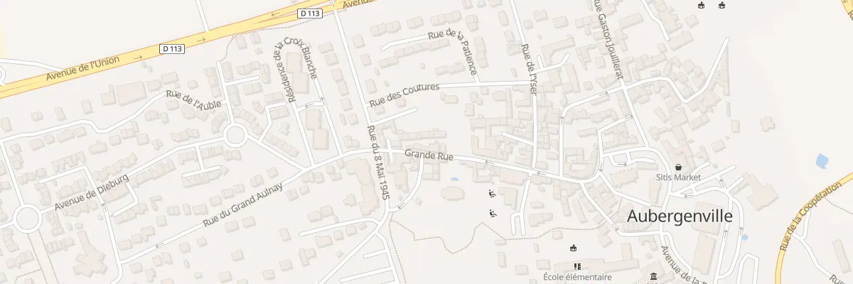 Plan du 22 Gr Grande Rue à Aubergenville