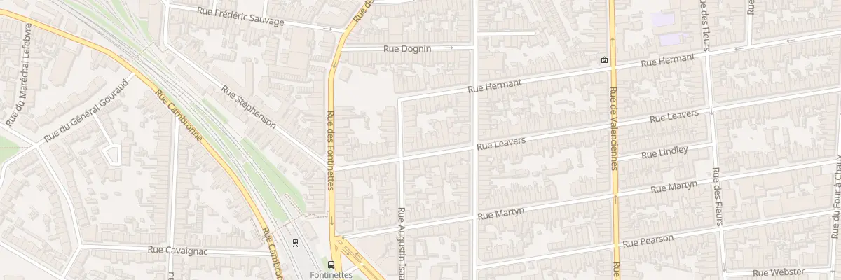 Plan du 25 Rue Leavers à Calais