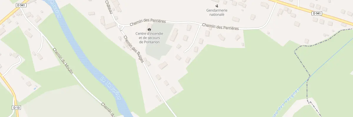 Plan du 1 All du Soleil à Pontarion