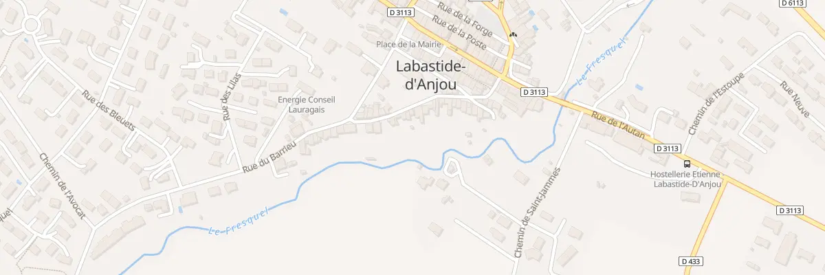 Plan du 10 Rue des Jardins à Labastide-d’Anjou