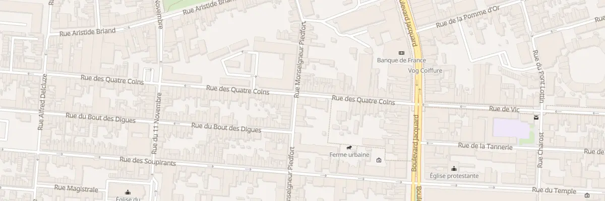 Plan du 43T Rue des Quatre Coins à Calais