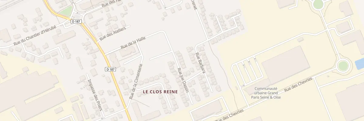 Plan du 7 Rue Joe Dassin à Aubergenville