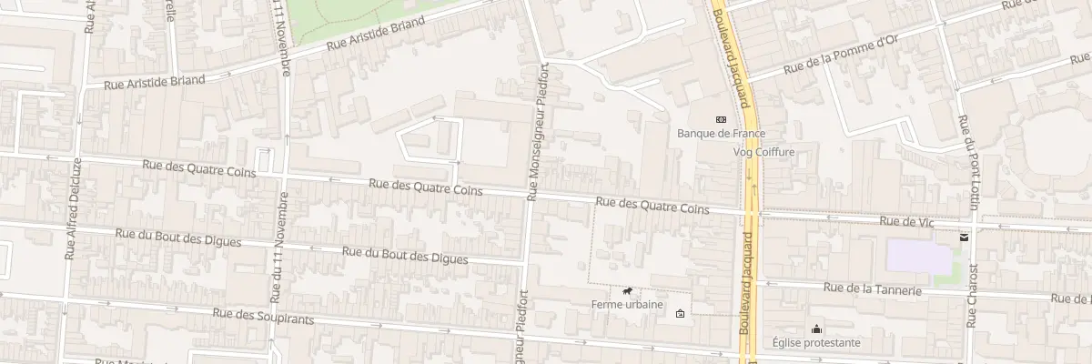 Plan du 48 Rue des Quatre Coins à Calais
