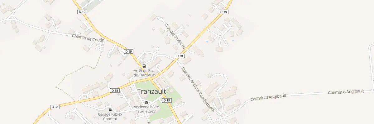 Plan du 4 Rte de la Lande à Tranzault