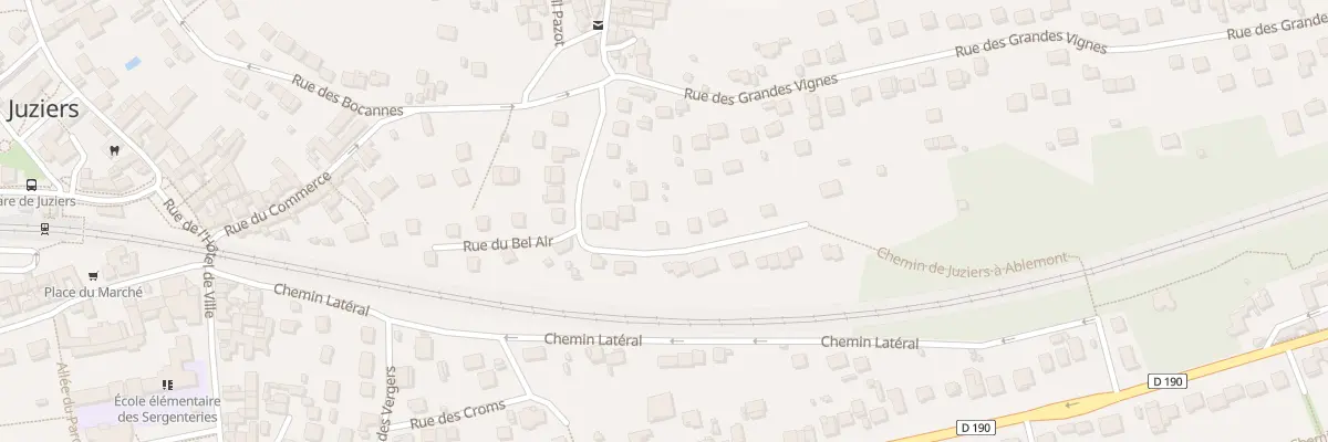 Plan du 25 Rue du Bel Air à Juziers