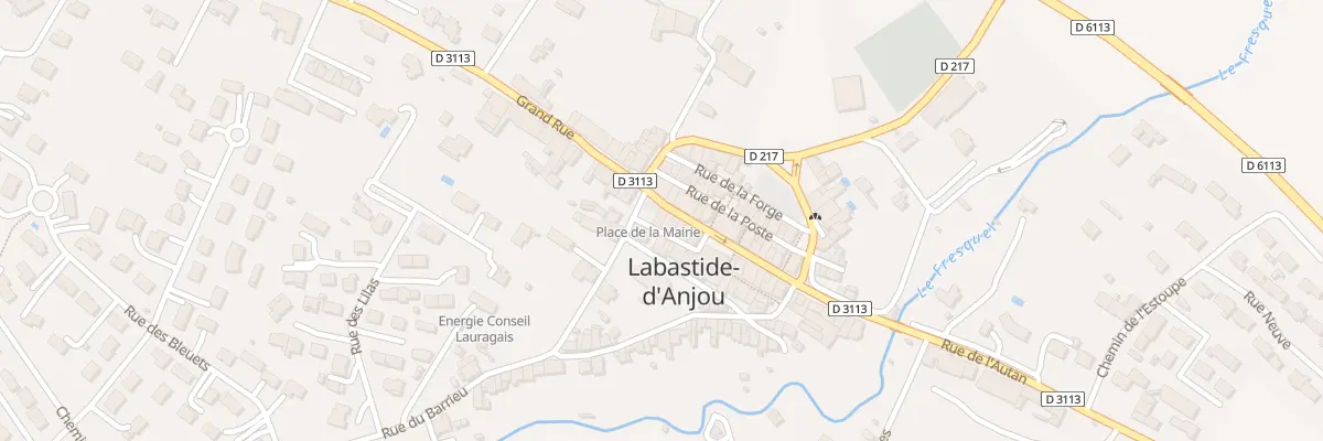 Plan du 1 Rue de la Mairie à Labastide-d’Anjou