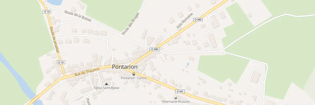 Plan du 18 Rte de Guéret à Pontarion