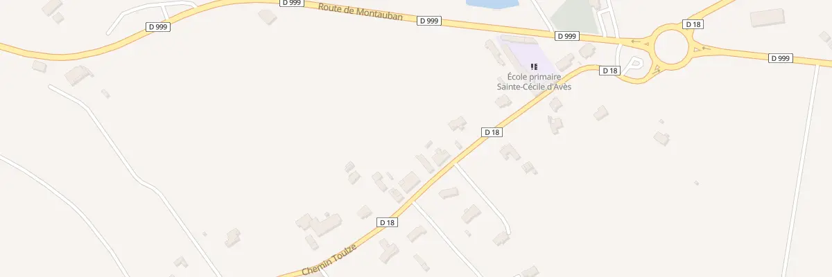 Plan du 8466 Che Toulze à Gaillac