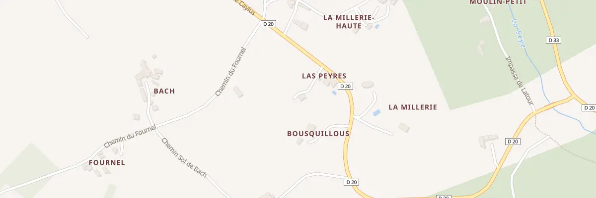 Plan du 5165 Laspeyres à Ginals