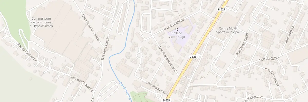 Plan du 15 Rue Frédéric Mistral à Lavelanet