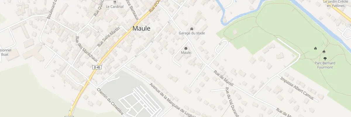 Plan du 14 Rue de Mareil à Maule