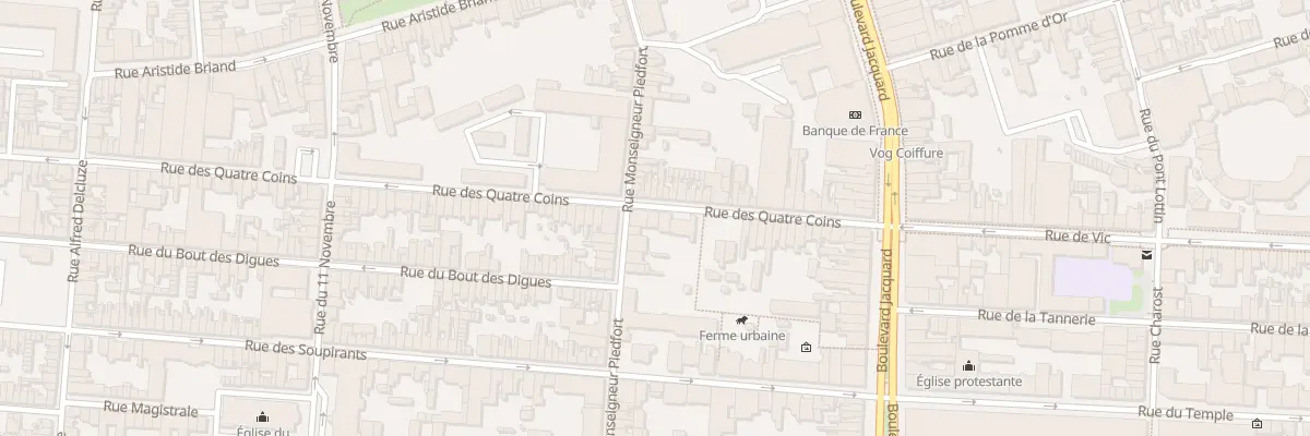 Plan du 41 Rue des Quatre Coins à Calais