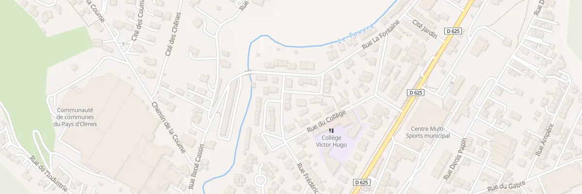 Plan du 22 Rue Frédéric Mistral à Lavelanet