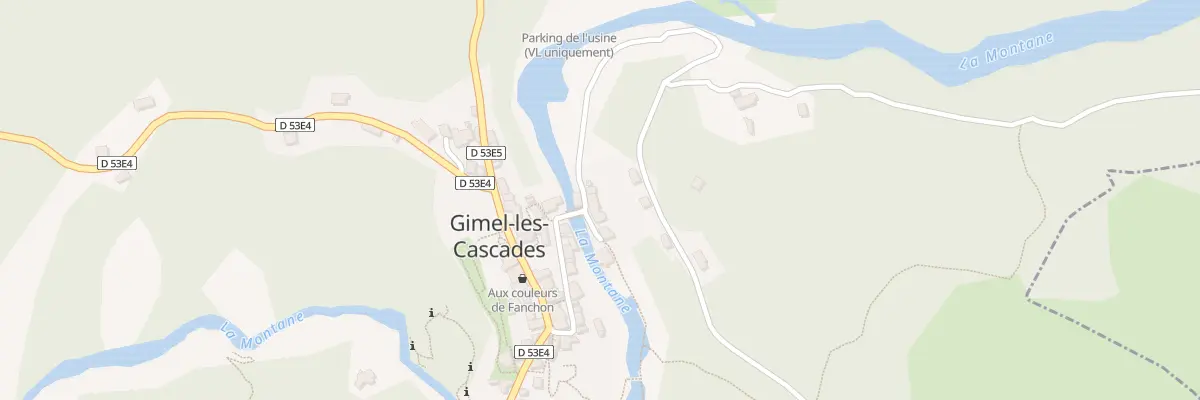 Plan du 32 Rue du Pont du Peage à Gimel-les-Cascades