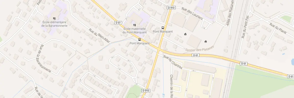 Plan du 1 Rue du Pont Marquant au Perray-en-Yvelines
