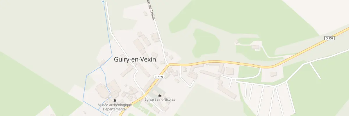 Plan du 2 Rte du Thillay à Guiry-en-Vexin