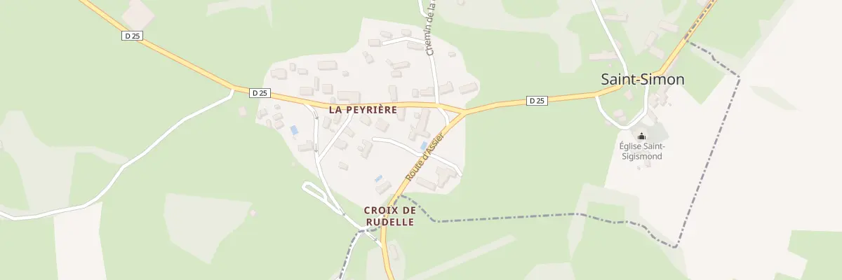 Plan du 5597F Le Cammas à Saint-Simon
