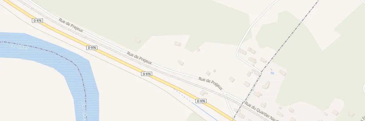 Plan du 8 Rue de Préjeux à Langon-sur-Cher