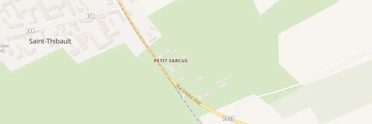 Plan du 15 Petit Sarcus à Sarcus