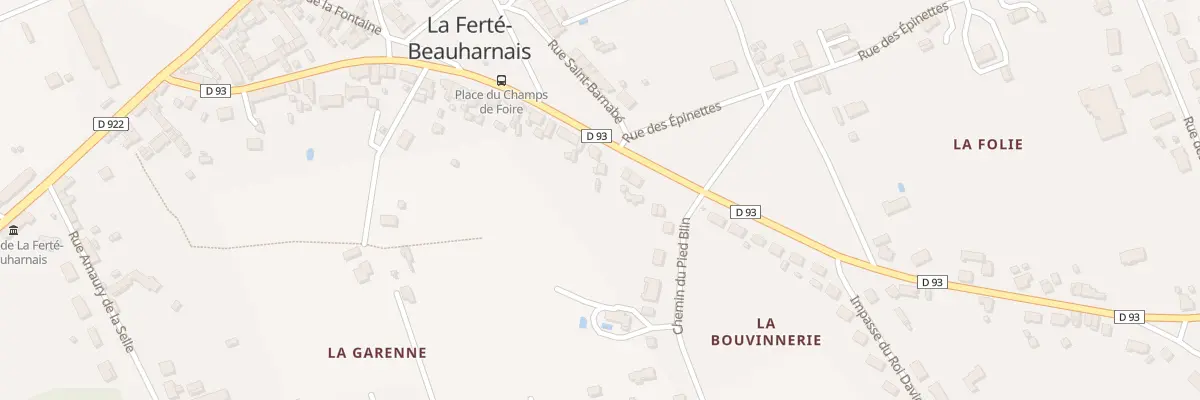 Plan du 382 Rue Avrain de Meung à La Ferté-Beauharnais