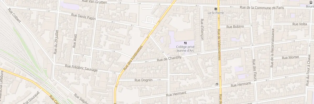 Plan du 12 Rue Champailler à Calais
