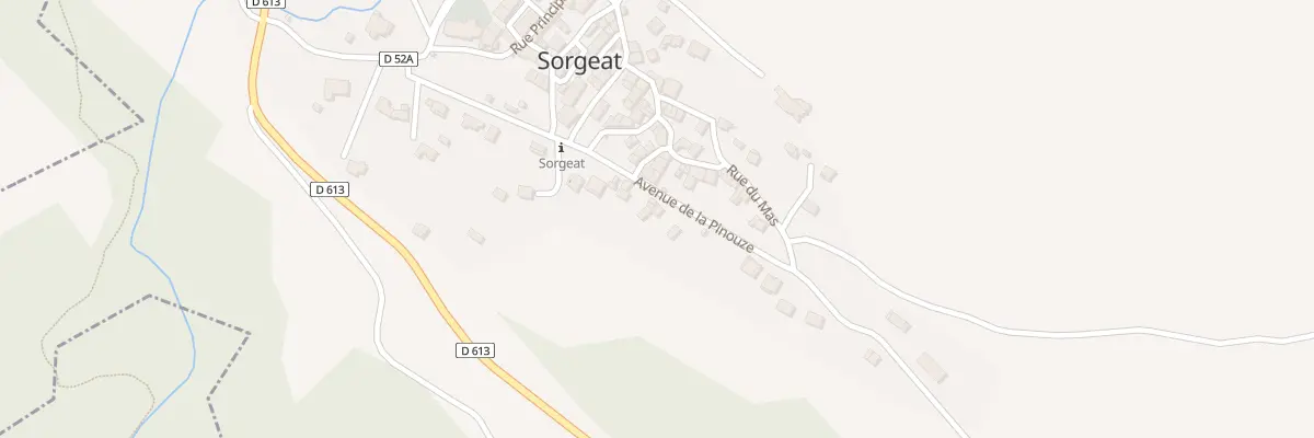 Plan du 15 Av de la Pinouze à Sorgeat