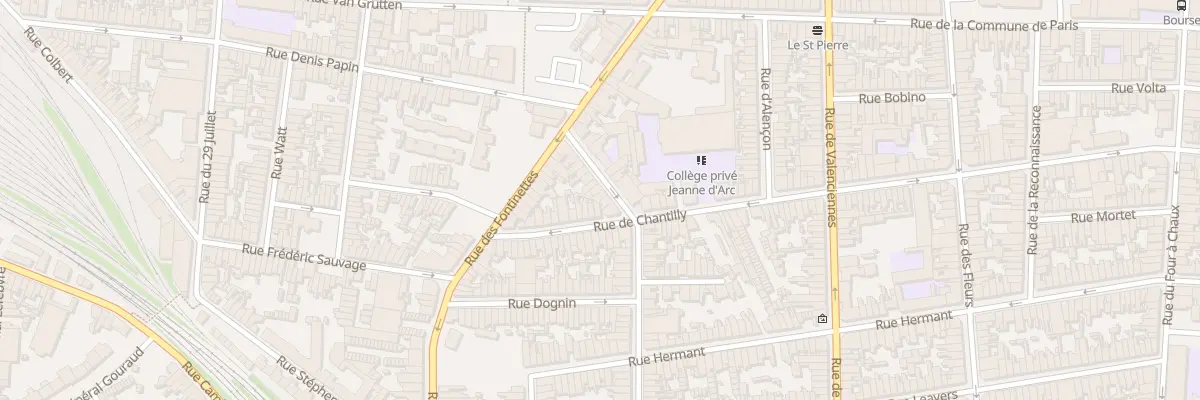 Plan du 14 Rue Champailler à Calais