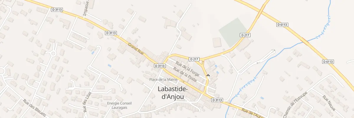 Plan du 3 Rue de la Forge à Labastide-d’Anjou