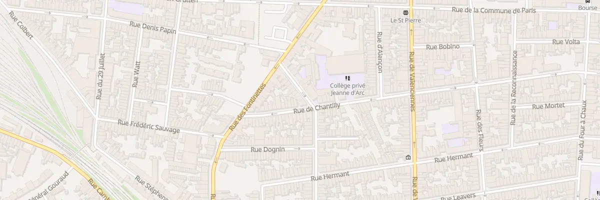 Plan du 16 Rue Champailler à Calais