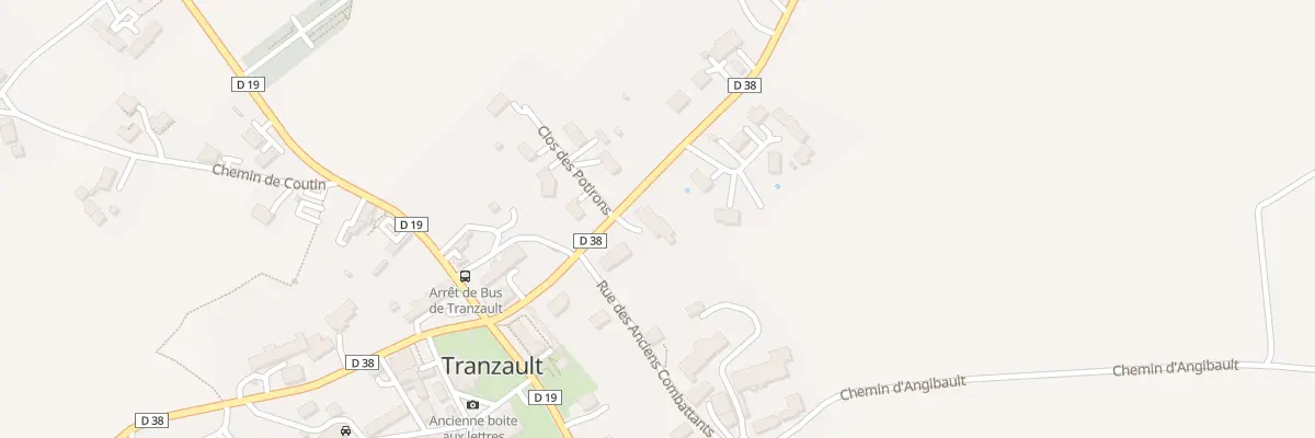 Plan du 6 Rte de la Lande à Tranzault