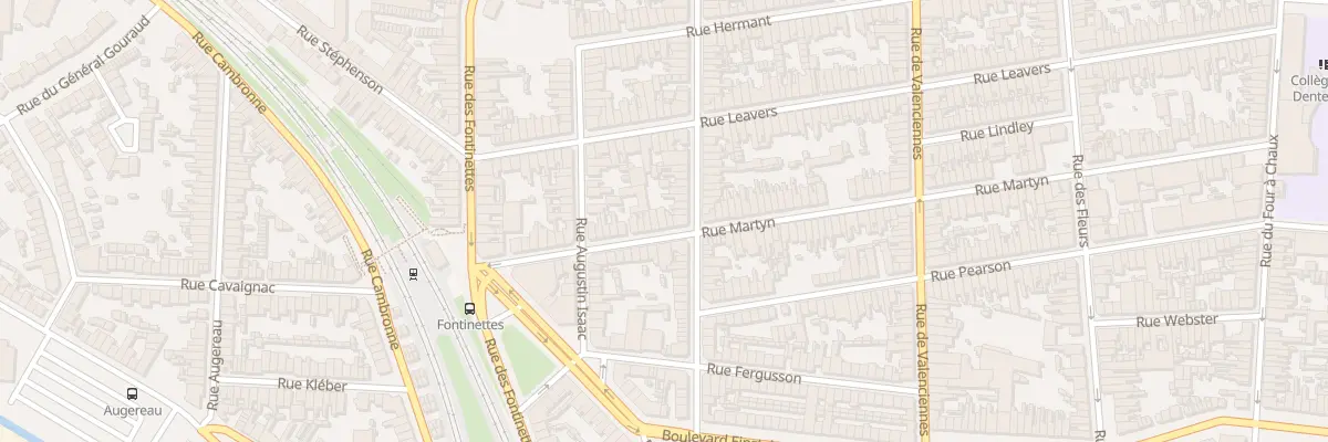 Plan du 35 Rue Martyn à Calais