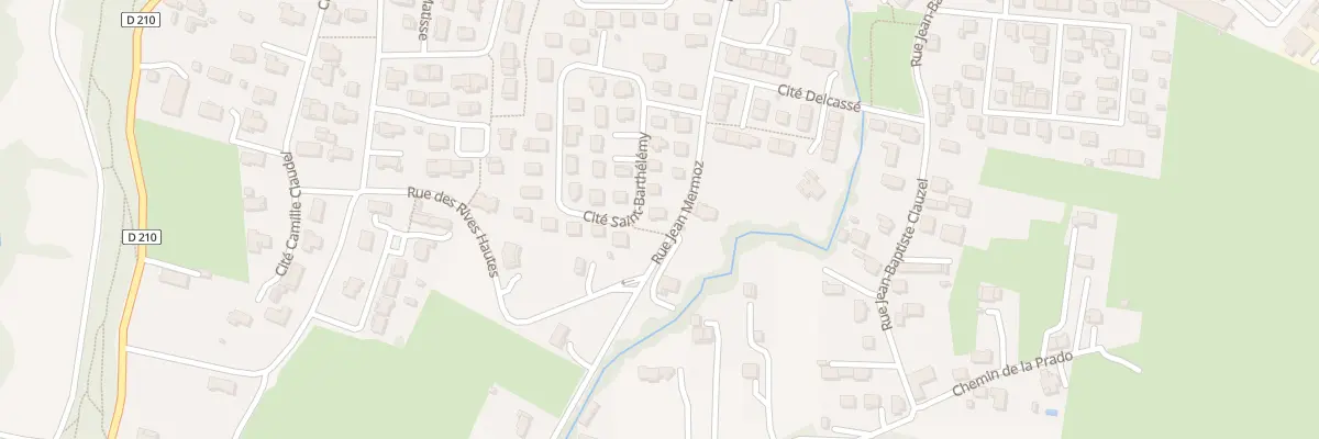 Plan du 50 Rue Mermoz à Lavelanet