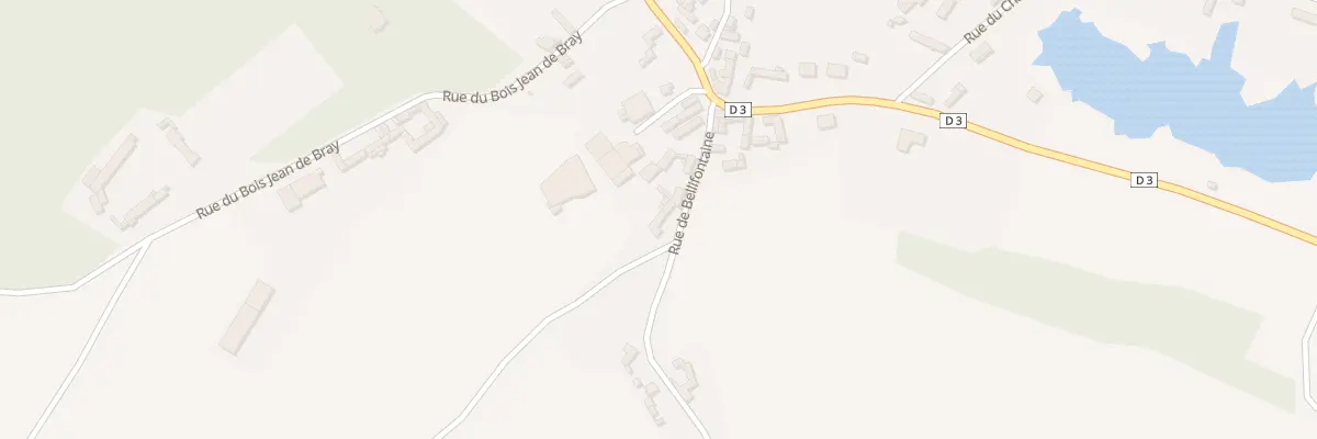 Plan du 7 Rue de Bellifontaine à Bray-lès-Mareuil