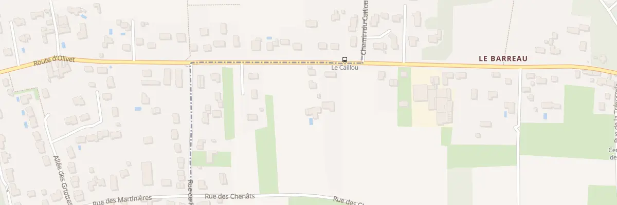 Plan du 3725 Rue du Gen de Gaulle à Olivet