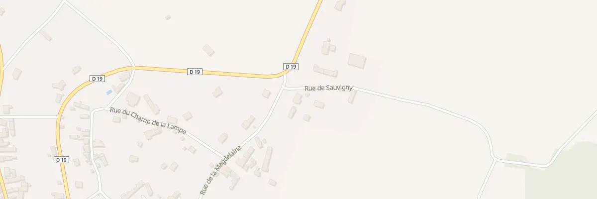 Plan du 2 Rue de Sauvigny à Graçay