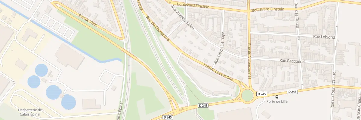 Plan du 8 Rue du Cheval Gris à Calais