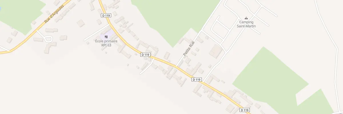 Plan du 1 Ptr Petite Rue à Saulchoy