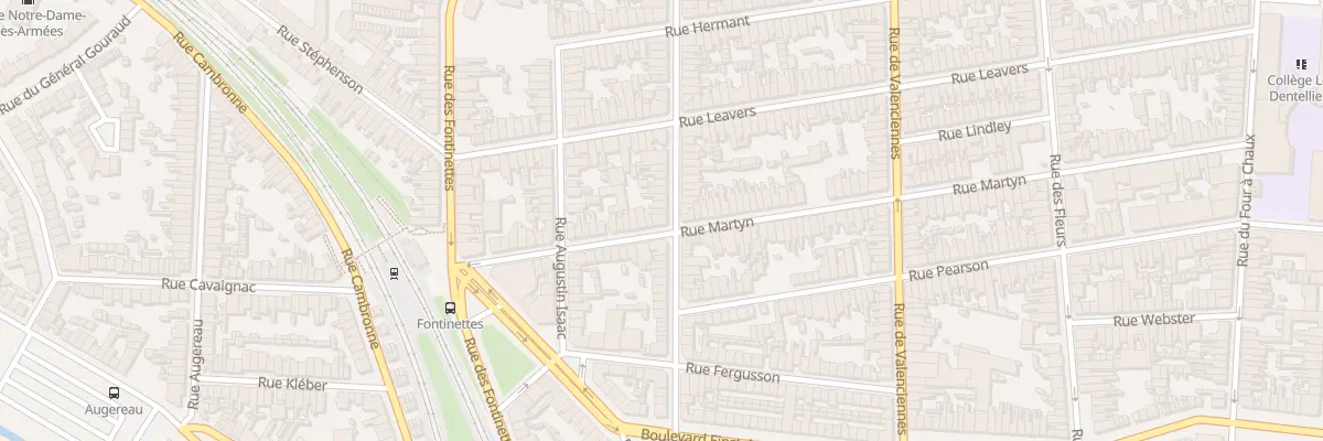 Plan du 39 Rue Martyn à Calais